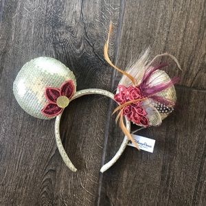 Sequined Feather Disney Mickey Ears